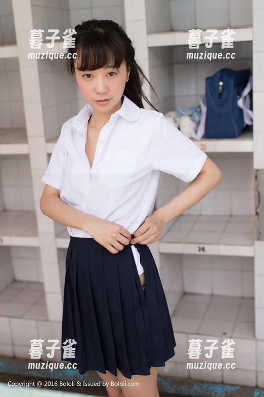 BoLoli菠萝社-张优ayoyo BoLoli菠萝社 - 光影下的张优ayoyo:短裤让人不自觉想多看的原图