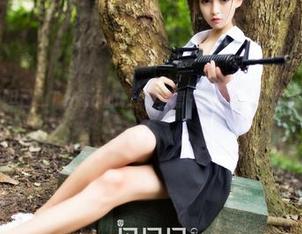 果团网 – 在妲己_Toxic的校服全套中徜徉，原图让人欲罢不能！