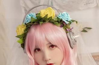 猫田圣奈奈最新写真！索尼子十周年花嫁，想不想在花海中艳遇一下？