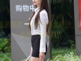 魔镜街拍图库：逛商场的女神们，咖啡色丝袜一站式精选